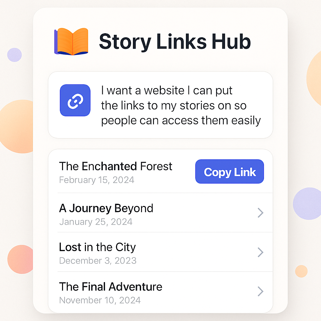 Story Links Hub