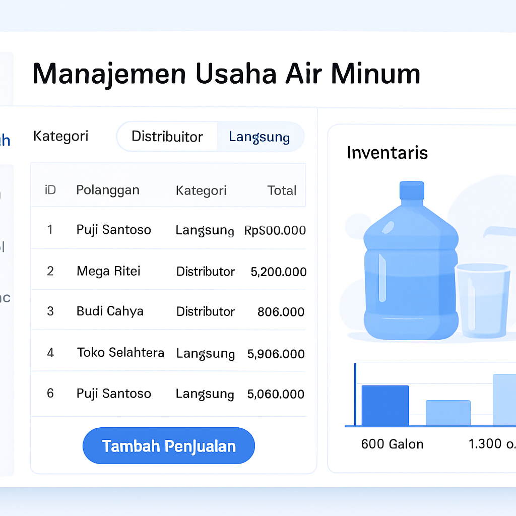 Manajemen Usaha Air Minum