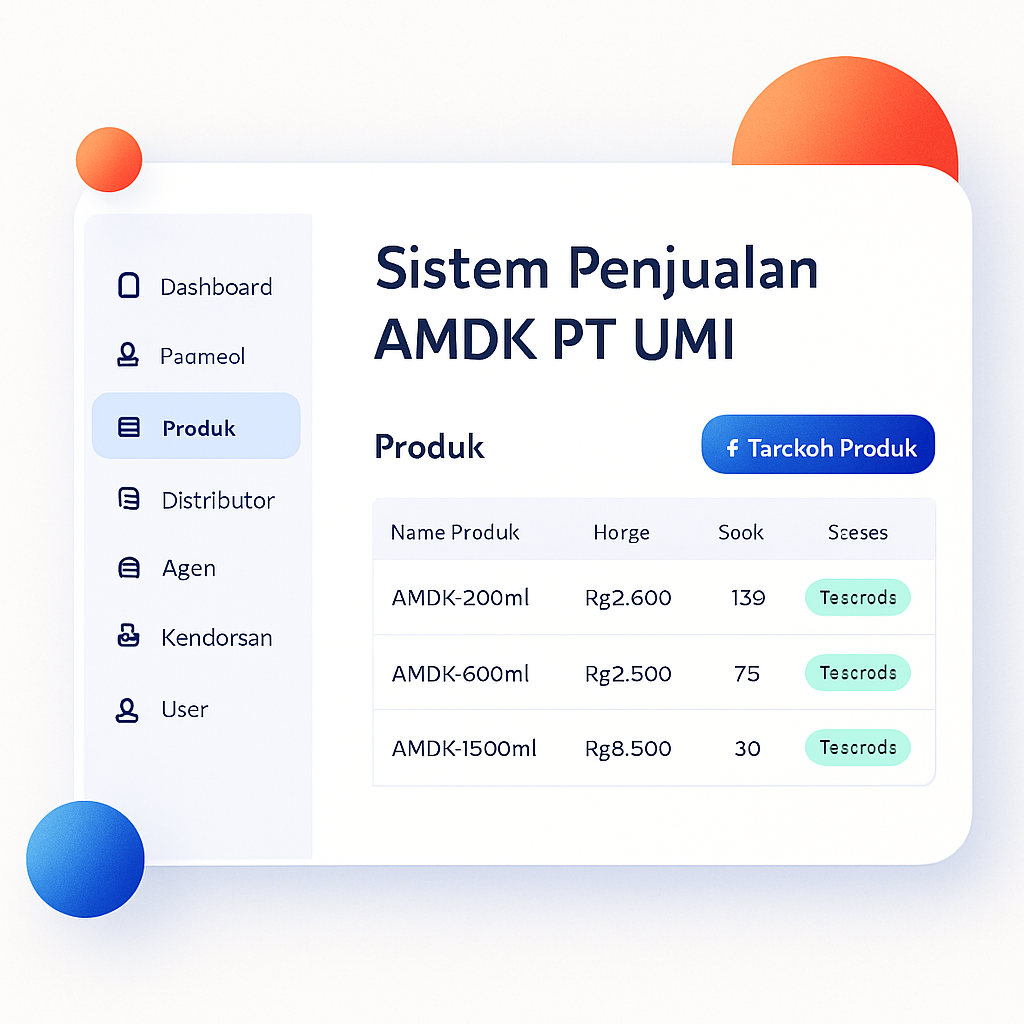 Sistem Penjualan AMDK PT UMI