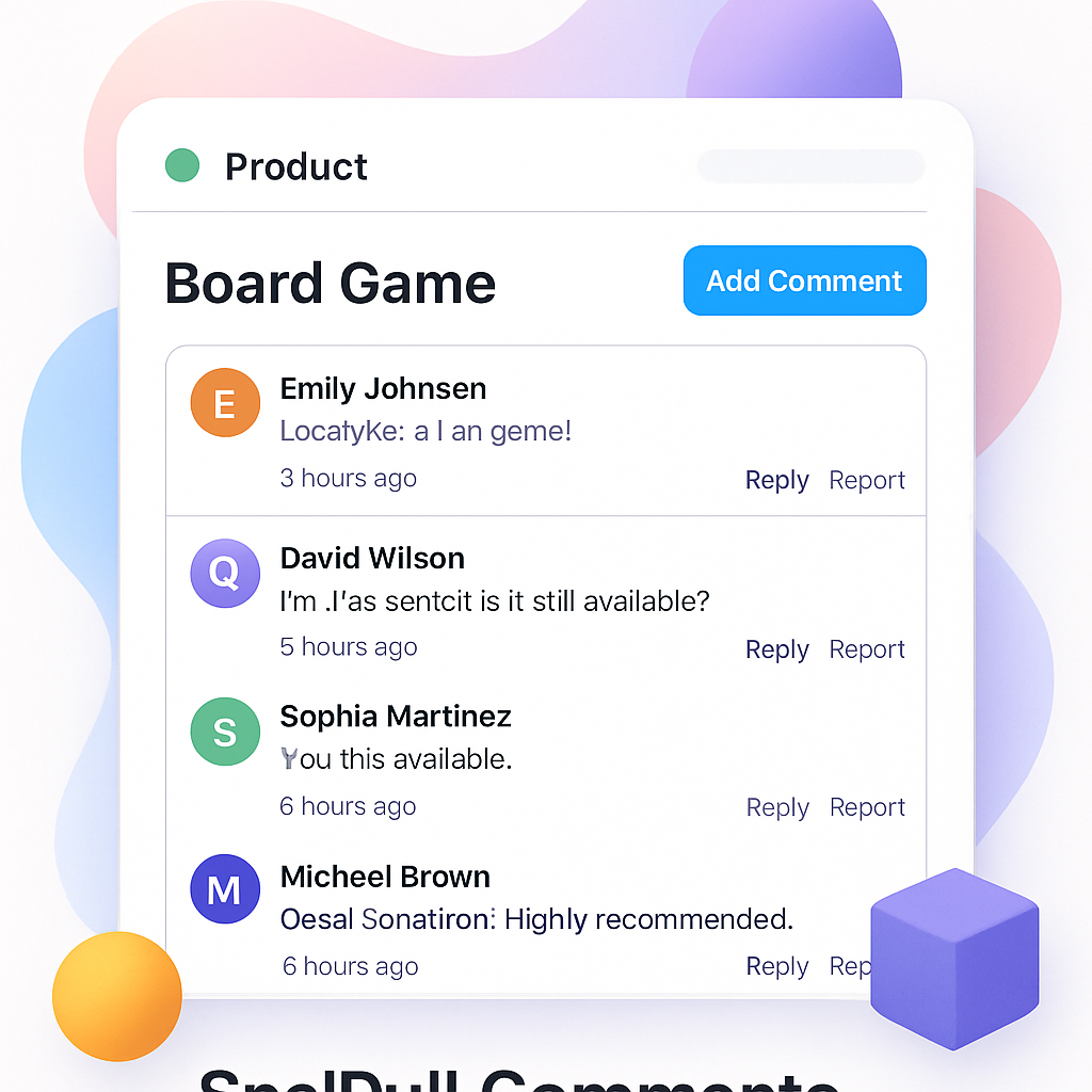 SpelRull Comments System