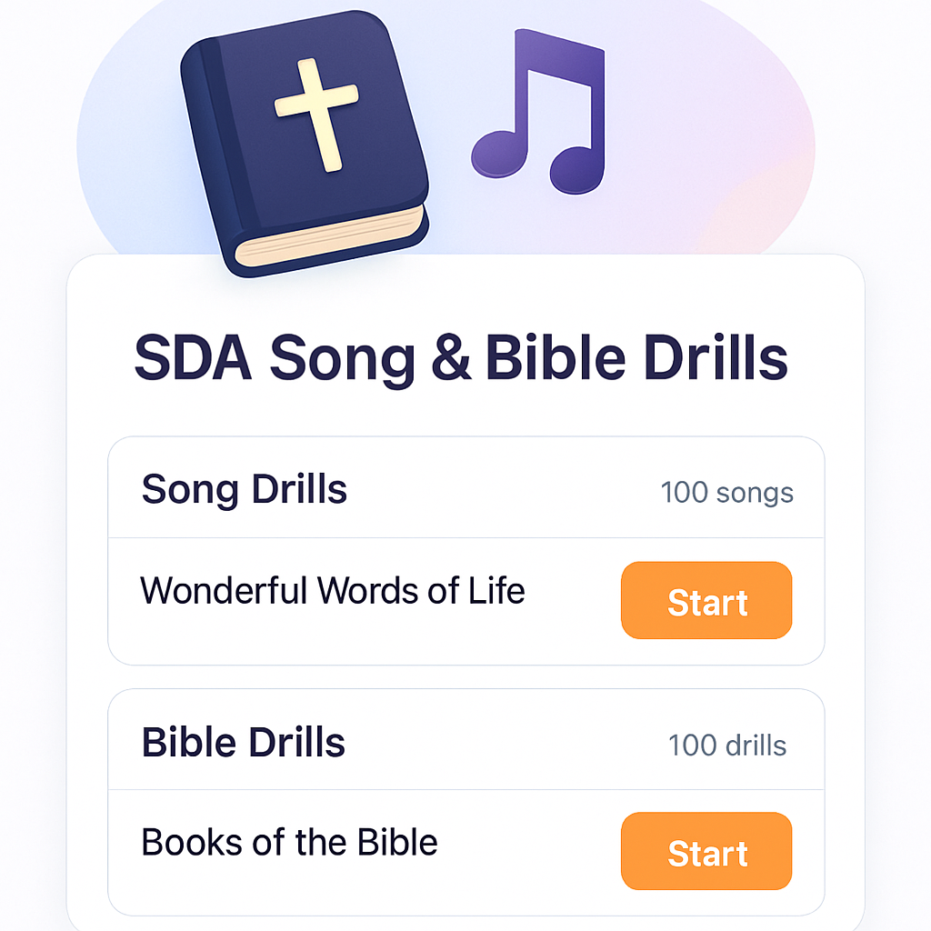 SDA Song & Bible Drills