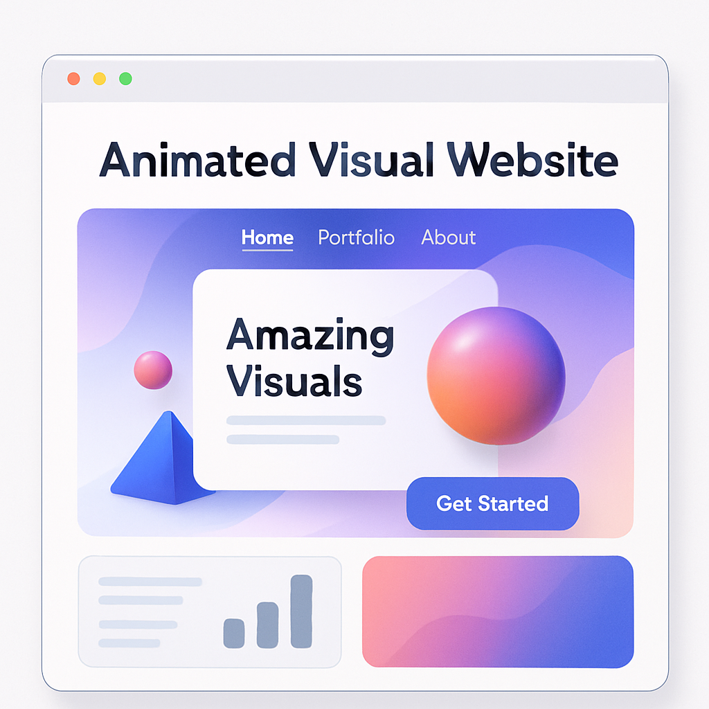 Animated Visual Website