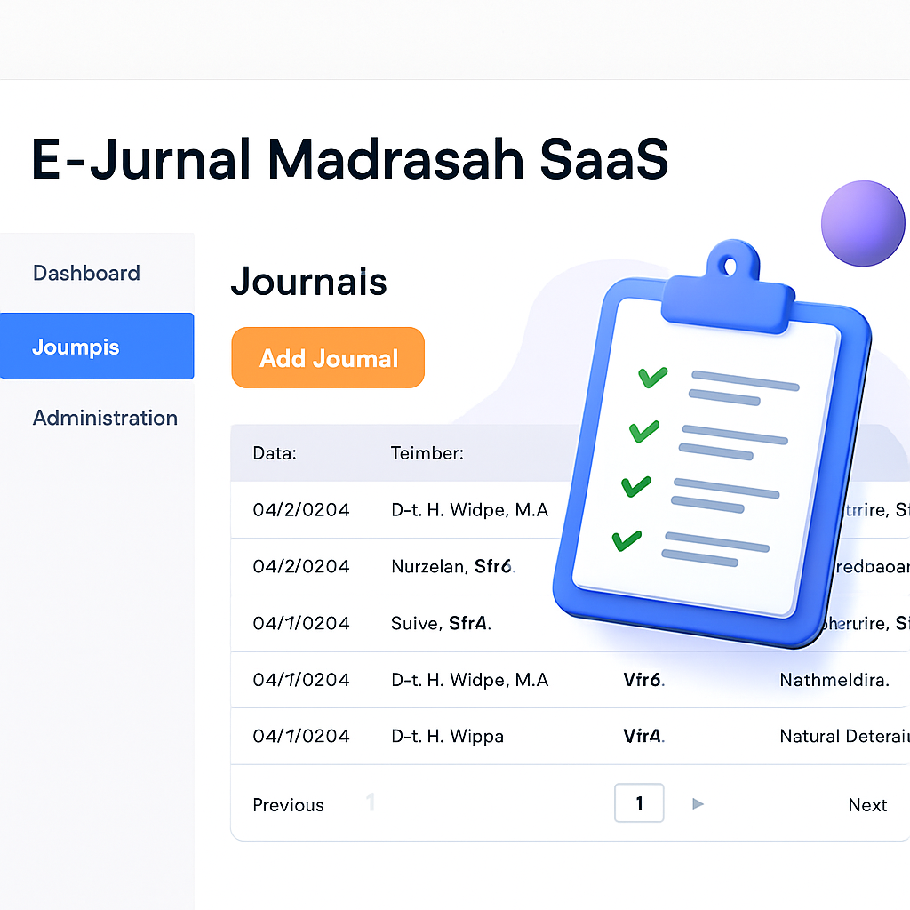 E-Jurnal Madrasah SaaS
