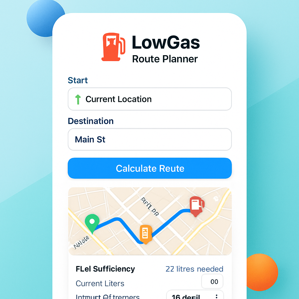 LowGas Route Planner