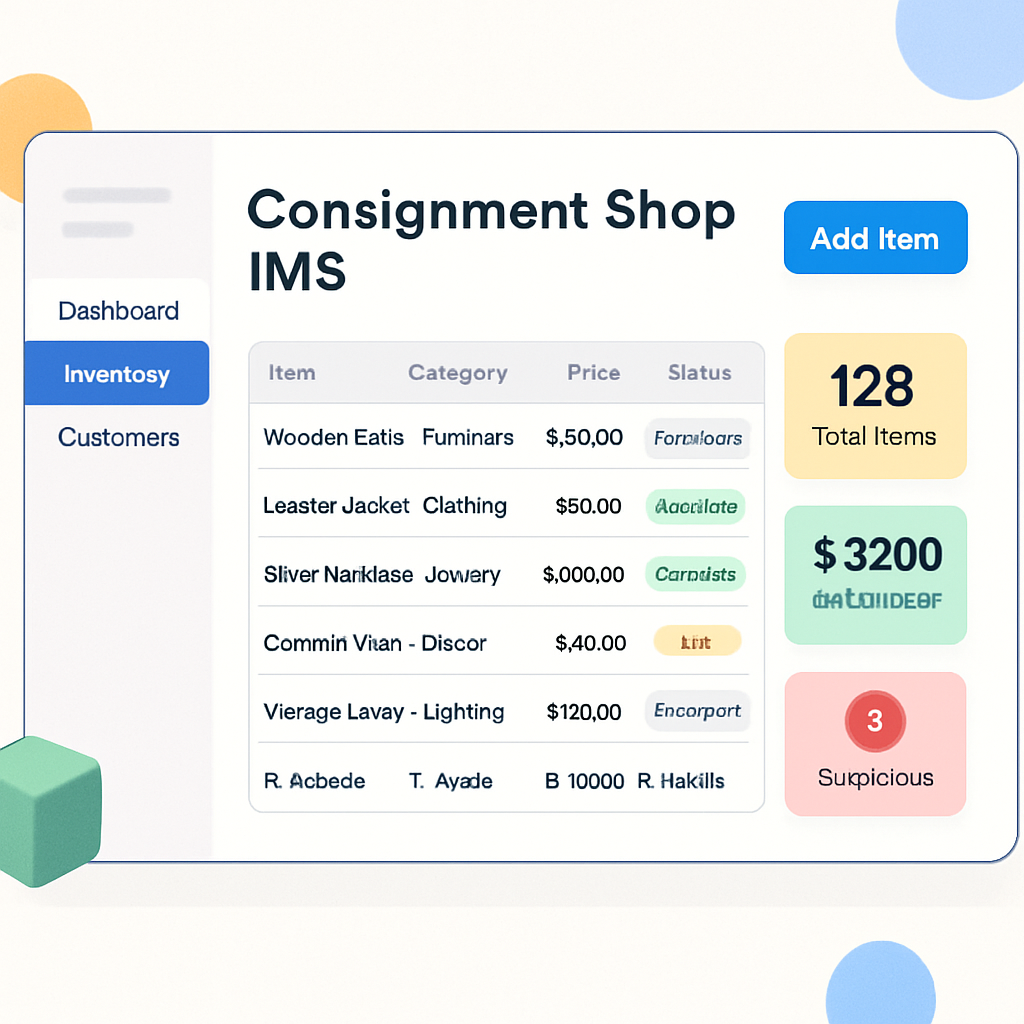 Consignment Shop IMS